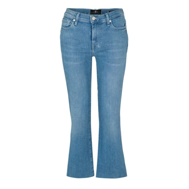 7 For All Mankind 7FAM Cropped Dojo Ld62 Iceflow Raw Cut female 26 (S)