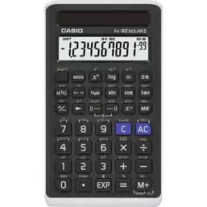 Casio FX-82SOLARII CAS calculator Black Display (digits): 10 solar-powered (W x H x D) 71 x 10 x 134 mm