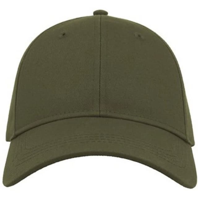 Atlantis Atlantis Curved Twill Baseball Cap in Olive Olive One Size Unisex 5063107614681
