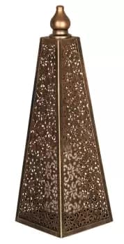 Battery Powered Garden Light Luxor Style Pyramid Lamp - 450mm High