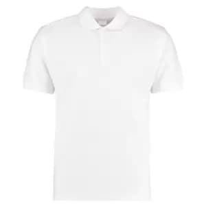 Kustom Kit Mens Short Sleeve Polo Shirt (2XL) (White)