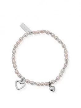 ChloBo Bridal Sterling Silver Forever Love Bracelet 18cm, Silver, Women