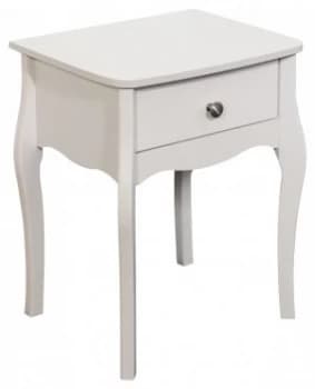 Argos Home Amelie 1 Drawer Bedside Table - White