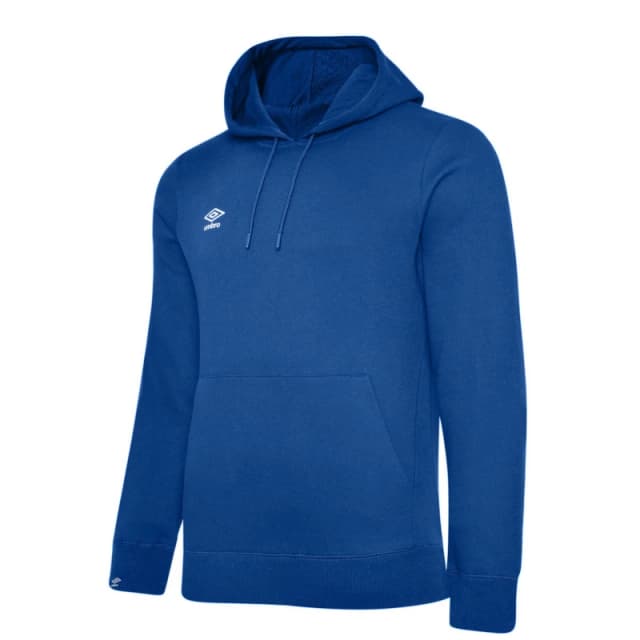 Umbro Club Leisure Drawstring Hoodie in Mid Blue Size: 11-12 Years Mid Blue Unisex 11-12 Years