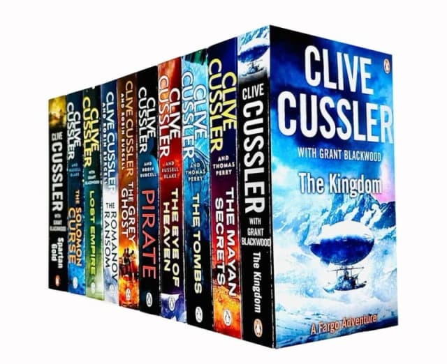 Clive Cussler Fargo Adventures Collection Spartan Gold Lost Empire Clive Cussler Books