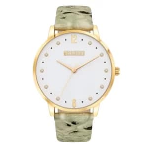 Missguided Green Snakeskin PU Strap Watch with White Dial
