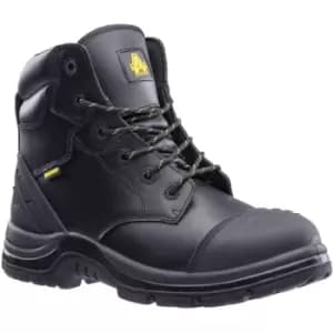 Amblers Unisex Adults Winsford Metal-free Leather Safety Boot (10 UK) (Black) - Black