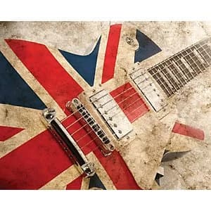 ohpopsi Rock Guitar Wall Mural Multi 14.4m L