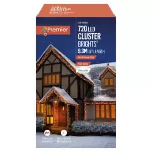 7720 Vintage Gold and Red Cluster Lights