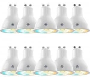 HIVE Active Light Cool to Warm White Bulb - GU10, Pack of 10, White