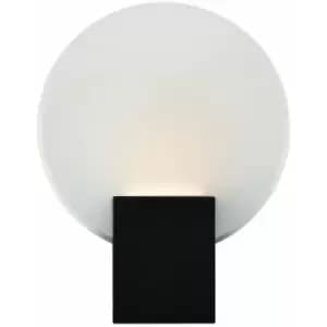 Nordlux Hester LED Dimmable Wall Lamp Black, 3000K