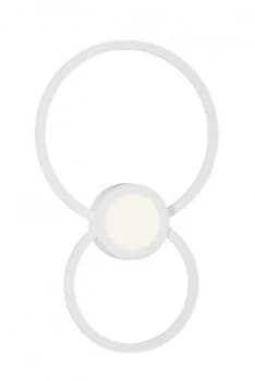 Wall Lamp Circles, 24W, 3000K, 1440lm, White