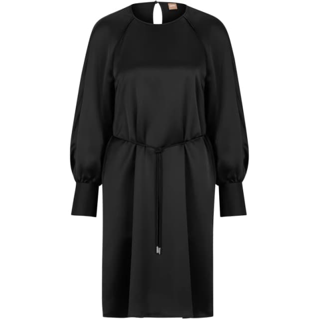 Boss Womens Desatina Wrap Dress Black female 4 (XXS)