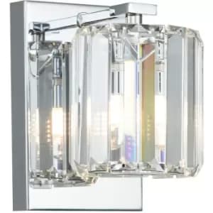 Elstead Quoizel Divine Wall Lamp Polished Chrome, IP44