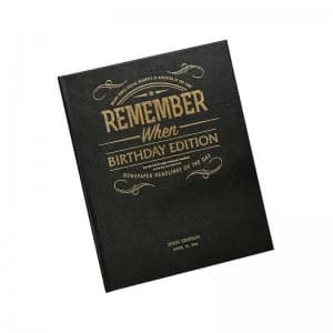 Personalised Newspaper Book - Luxury Birthday Edition