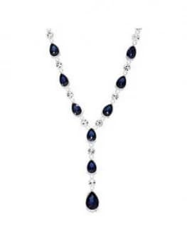 Jon Richard Jon Richard Montana Crystal Pave Pear Necklace