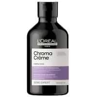 LOreal Professionnel Chroma Creme Yellow-Tones Neutralizing Cream Shampoo for Blondes to Platinum Blondes 300ml