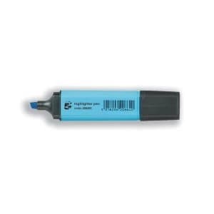 5 Star Office Highlighter Chisel Tip 1 5mm Line Blue Pack 12