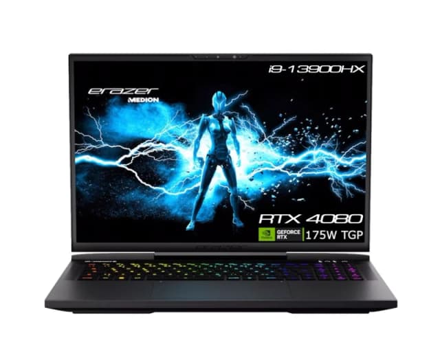 Medion Erazer Beast X40 17.3" 240Hz QHD Intel i9-13900HX RTX 4080 2TB 32GB RAM - Gaming Laptop - 30035528