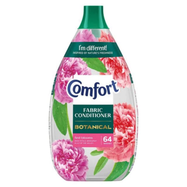 Comfort Botanical First Blooms Fabric Conditioner 64 Washes & 2 X Scent Booster 460Ml 64318175
