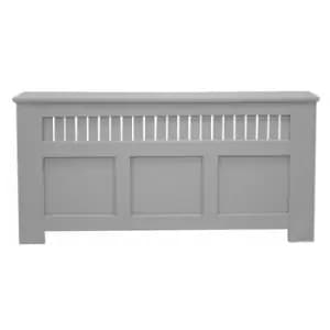 Panel Grill French Grey Painted Radiator Cover - Extra Large - Grey - Jack Stonehouse