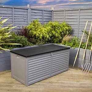 Charles Bentley Plastic Storage Box 490L PP Plastic and Steel