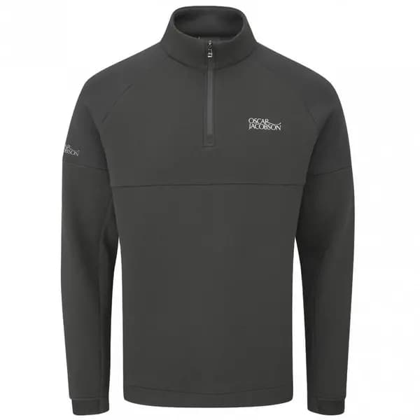 Oscar Jacobson Lockhart Tour 1/4 Zip Top - Graphite - XL