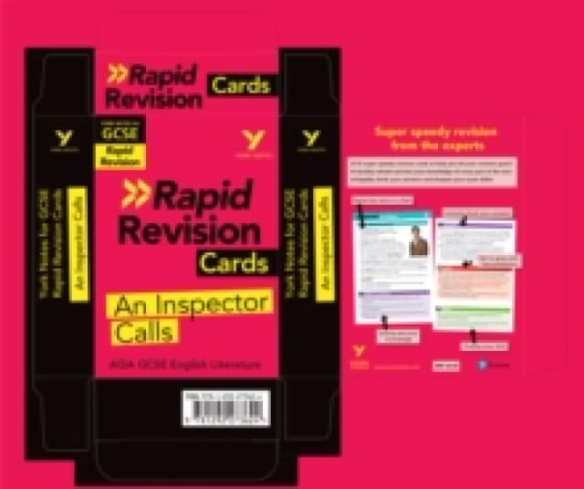 Peter Morrisson York Notes for AQA GCSE (9-1) Rapid Revision Cards: An Inspector Calls - catch up, revise and be ready for the 2025 and 2026 exams Boo