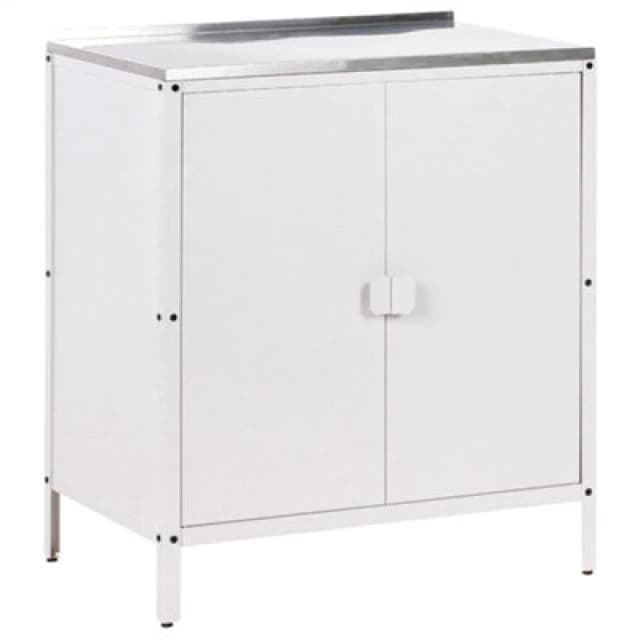 Beliani Outdoor Kitchen Cabinet Vilama White