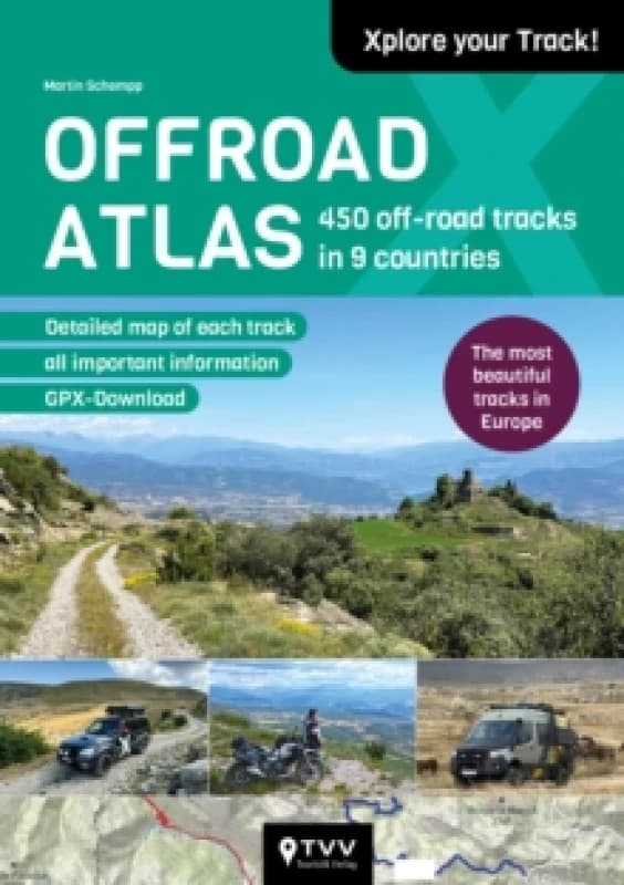 Offroad Atlas : 450 Off-road Tracks in 9 Countries Paperback / softback