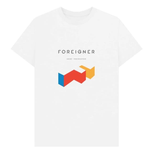 Foreigner Mens Agent Provocateur T-Shirt in White Size: Small White Male S