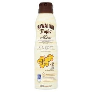H/Tropic Silk Hydration Airsoft Continuous Spray SPF15 177ml