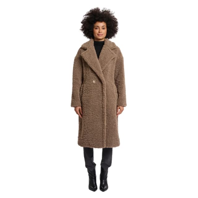Rino & Pelle Womens double-breasted coat Rino & Pelle Elicia Marron Female 36