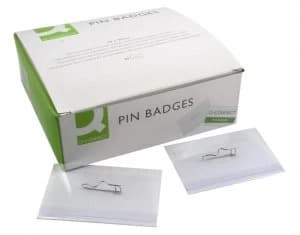 Q Connect Pin Badge 54 X 90mm Pk50