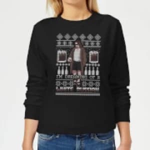 The Big Lebowski I'm Dreaming Of A White Russian Womens Sweatshirt - Black - 5XL
