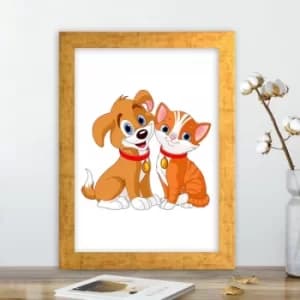 AC105987983 Multicolor Decorative Framed MDF Painting