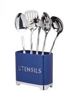 Kitchencraft Lovello Utensil Store ; Midnight Navy Blue