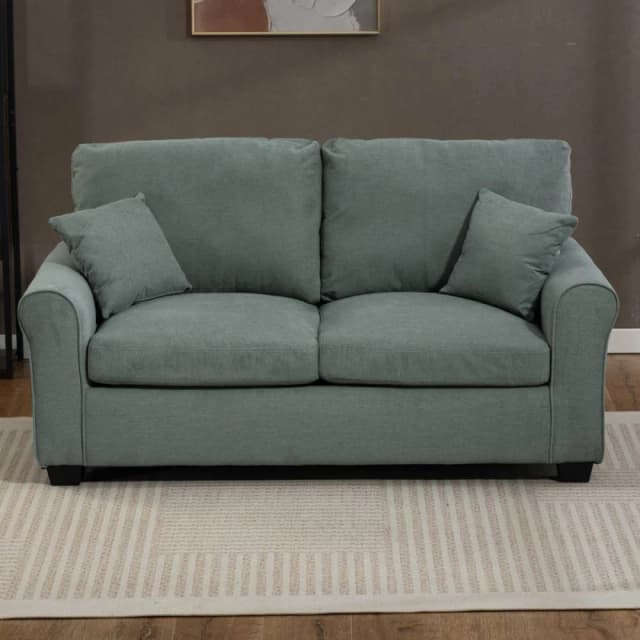 Artemis Home Lewiston Fabric Pull Out Sofabed in Duck Egg Blue Size: 3 Seater Duck Egg Blue Unisex 3 Seater