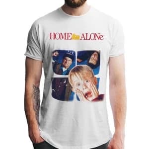 Home Alone - Window Mens Large T-Shirt - White
