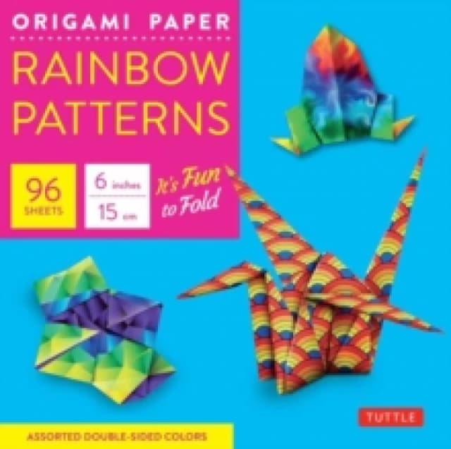 Origami Paper 100 Sheets Rainbow Patterns 6 (15 Cm). Loose-leaf. By Tuttle Studio" Books