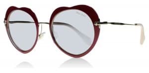 Miu Miu 54Rs Sunglasses Red USS2B0 52mm