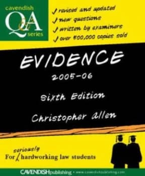 Evidence by Christopher Allen Paperback