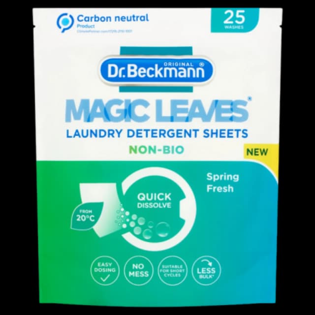 Dr. Beckmann Magic Leaves Non-Bio Laundry Detergent 25 pcs