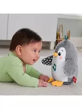 Fisher-Price Flap & Wobble Penguin Newborn Musical Toy, One Colour