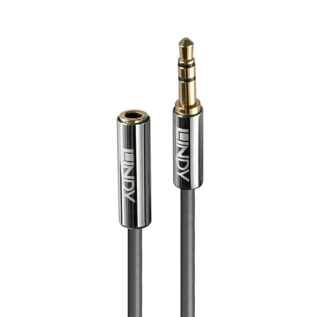 Lindy 1m 3.5mm Extension Audio Cable. Cromo Line