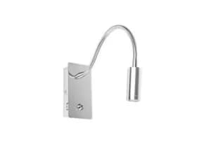 Juliet Adjustable Reader USB Wall Light