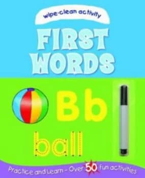 Wipe Clean First Words Paperback