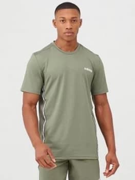 adidas D2M Mix T-Shirt - Green Size M Men