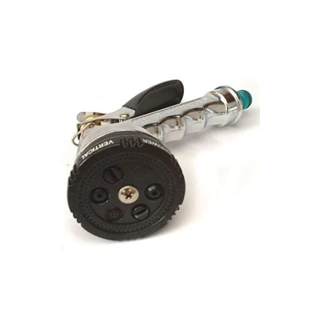 Toolzone 6 Pattern Chrome Heavy Duty Water Spray Gun KDPGD166