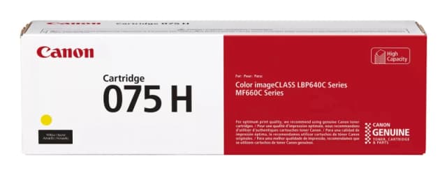 Canon 075H Yellow High Capacity Toner Cartridge - 6366C002 (Original)